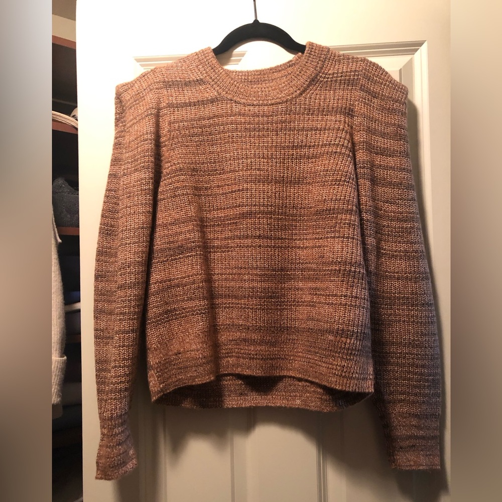 Madewell Brown Cowl Neck Sweater